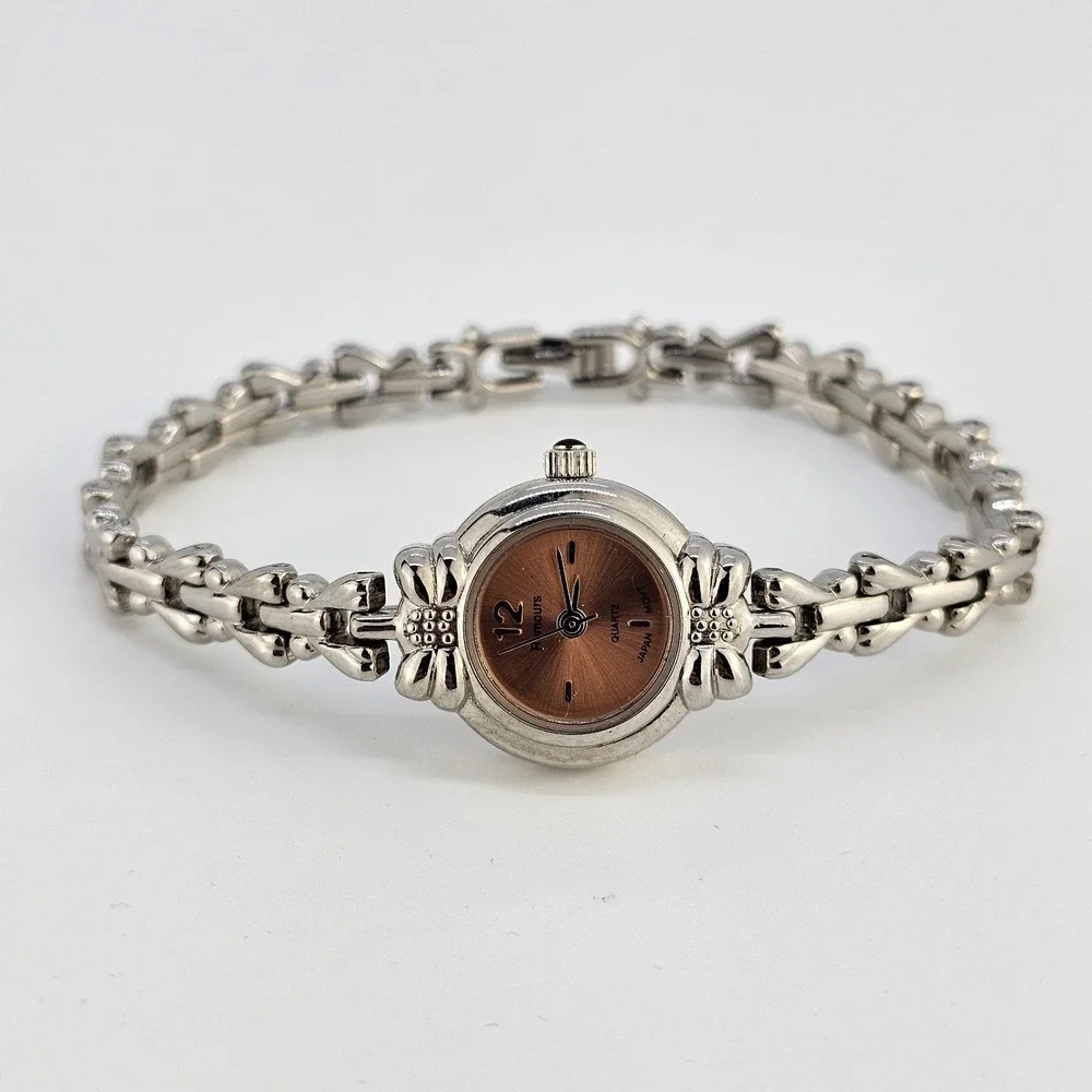Rumours Women's Watch 19MM Bronze Dial Gray Bracelet Band 6.75